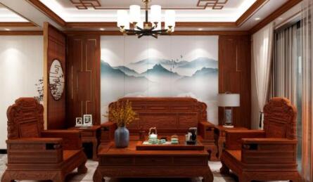 石屏如何装饰中式风格客厅？